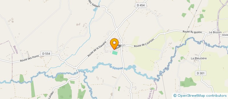 localisation de l'entreprise LES SORCIERS SOURDINS  BESLON