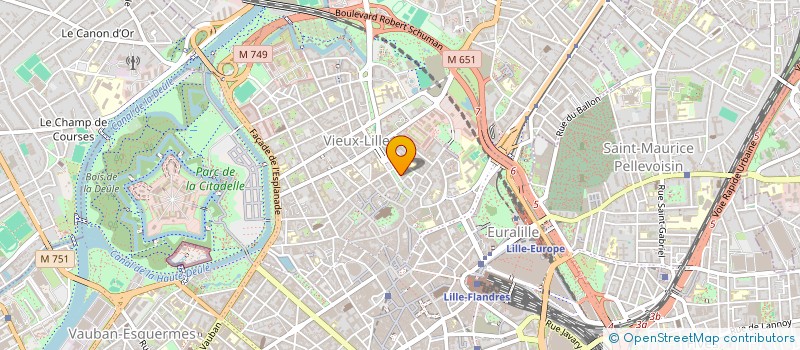 localisation de l'entreprise LES SORRANTS à LILLE