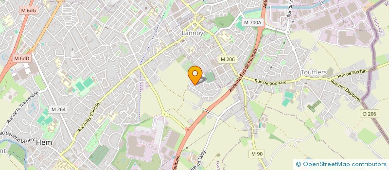 localisation de l'entreprise LES SORTIES D'UNE LILLOISE  LILLE