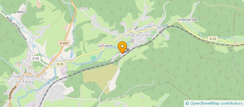 localisation de l'entreprise LES SOTRES DU VOYEMONT  PROVENCHERES-ET-COLROY