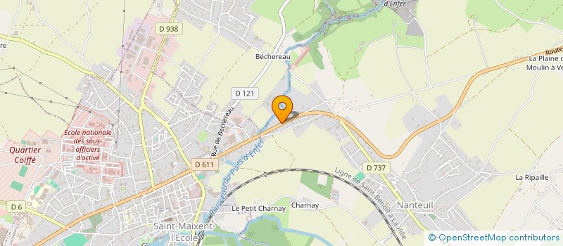 localisation de l'entreprise LES SOUCHARD  NANTEUIL