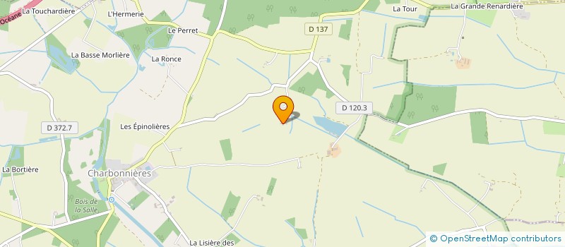 localisation de l'entreprise LES SOUCHES à CHARBONNIERES