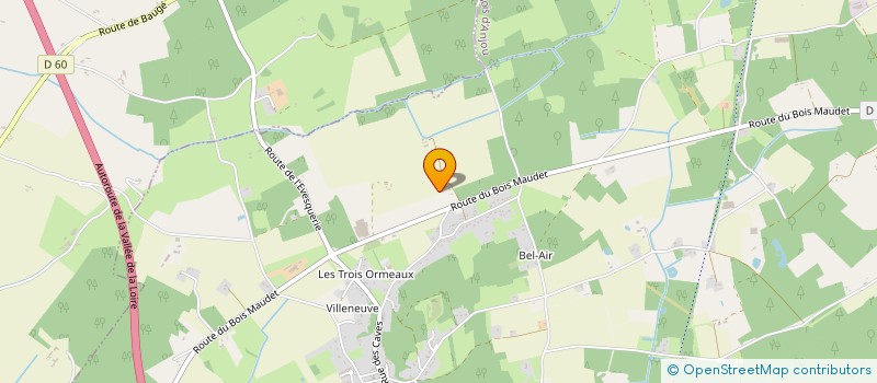 localisation de l'entreprise LES SOUDARDS DU DAUPHIN CHARLES  BRISSAC LOIRE AUBANCE