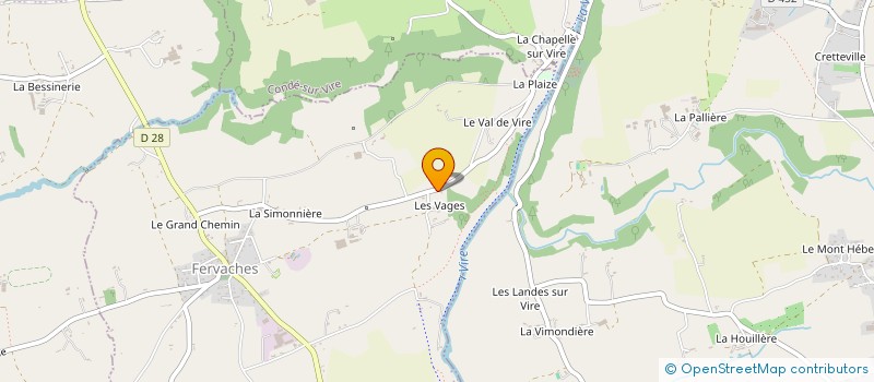 localisation de l'entreprise LES SOUDEURS DU COEUR  TESSY-BOCAGE