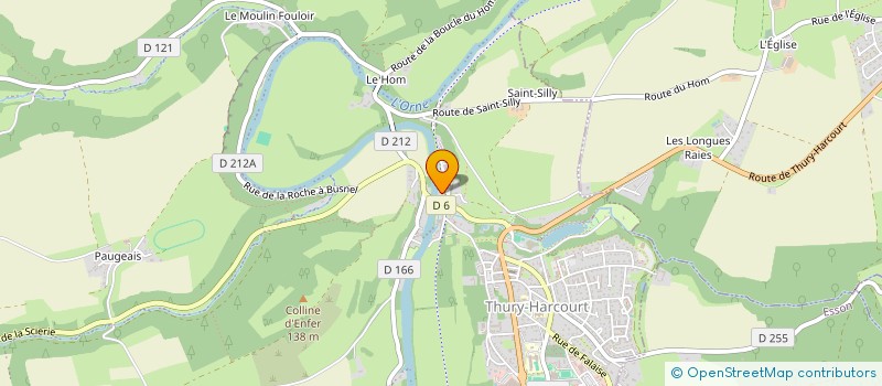 localisation de l'entreprise LES SOUDEURS DU QUAI  THURY-HARCOURT-LE-HOM