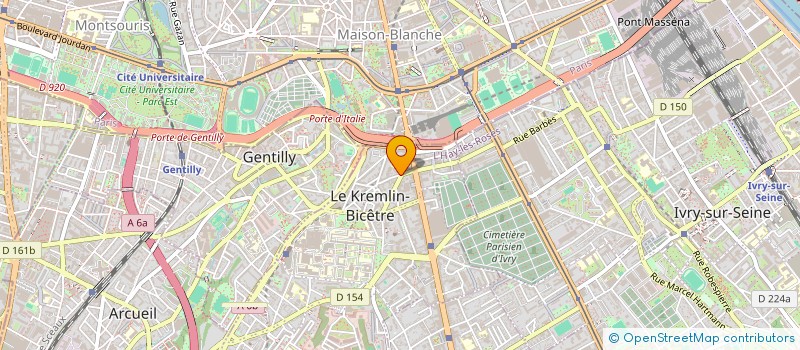 localisation de l'entreprise LES SOUFFLEURS DE BRAISES à LE KREMLIN-BICETRE