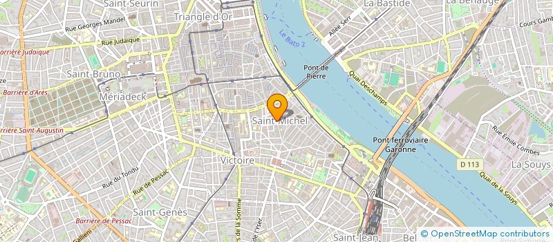 localisation de l'entreprise LES SOUFFLEURS DE NUAGES  BORDEAUX