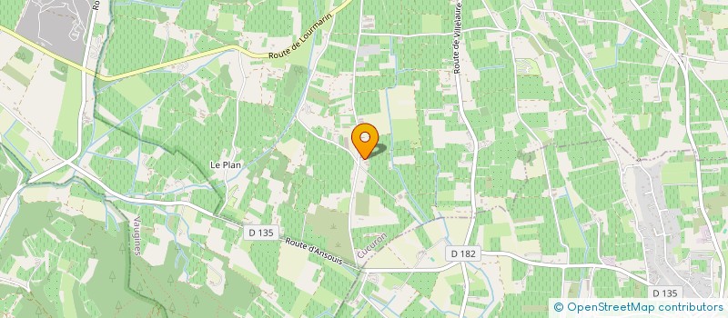 localisation de l'entreprise LES SOULIERES  CUCURON