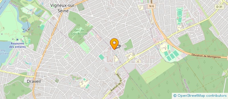 localisation de l'entreprise LES SOULIERS D'OR à VIGNEUX-SUR-SEINE