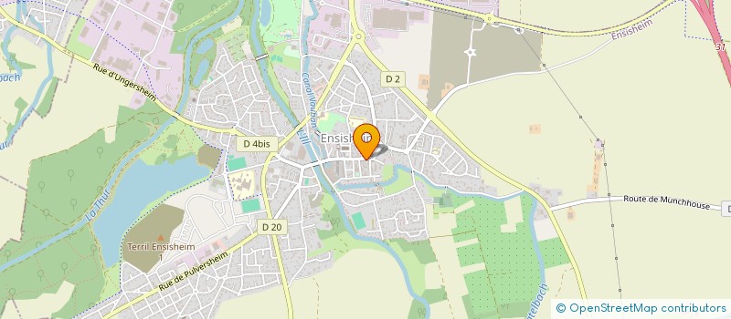 localisation de l'entreprise LES SOULIERS DE JULIETTE à ENSISHEIM