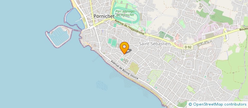 localisation de l'entreprise LES SOULIERS DE VERRE  PORNICHET