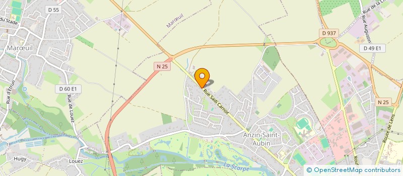 localisation de l'entreprise LES SOURCES 247  ANZIN-SAINT-AUBIN