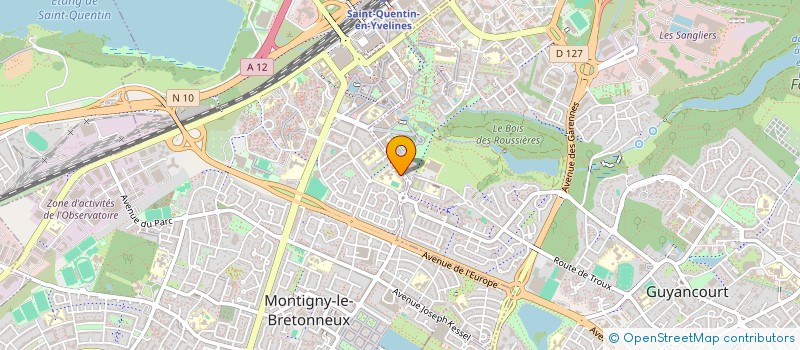 localisation de l'entreprise LES SOURCES  MONTIGNY-LE-BRETONNEUX