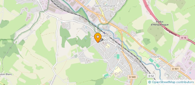 localisation de l'entreprise LES SOURCES  SAINT-ETIENNE-AU-MONT