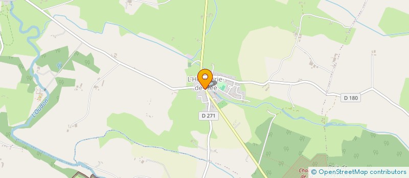 localisation de l'entreprise LES SOURCES à SEGRE-EN-ANJOU BLEU