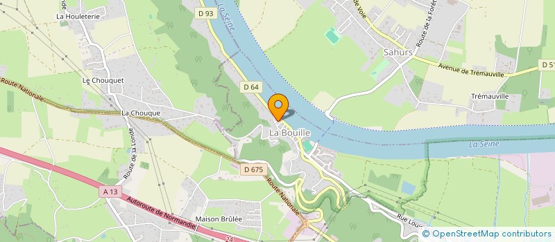 localisation de l'entreprise LES SOURCES  MOULINEAUX