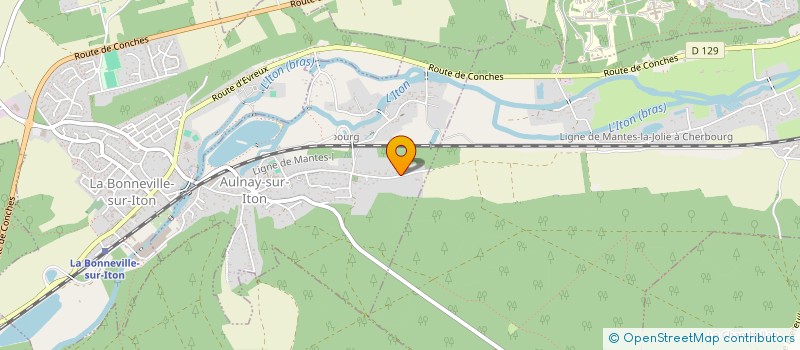 localisation de l'entreprise LES SOURCES  AULNAY-SUR-ITON