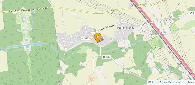 localisation de l'entreprise LES SOURCES  MOISENAY