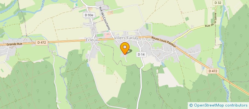 localisation de l'entreprise LES SOURCES  VILLERS-FARLAY