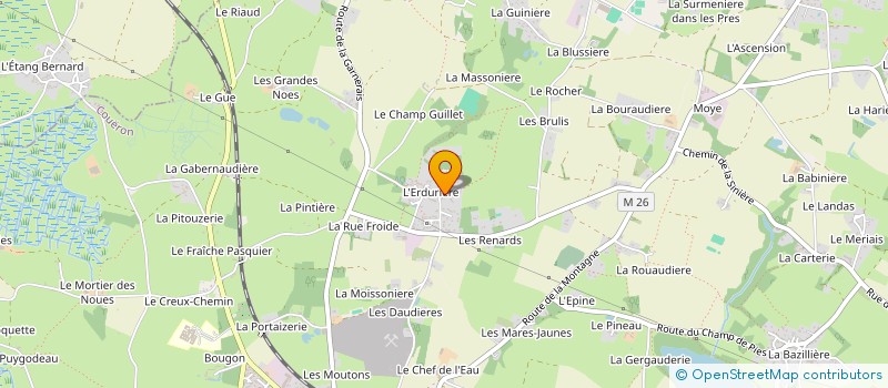 localisation de l'entreprise LES SOURCES DE COUERON à COUERON