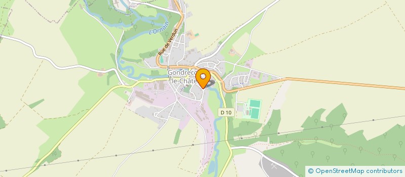 localisation de l'entreprise LES SOURCES DE GUERIN à GONDRECOURT-LE-CHATEAU
