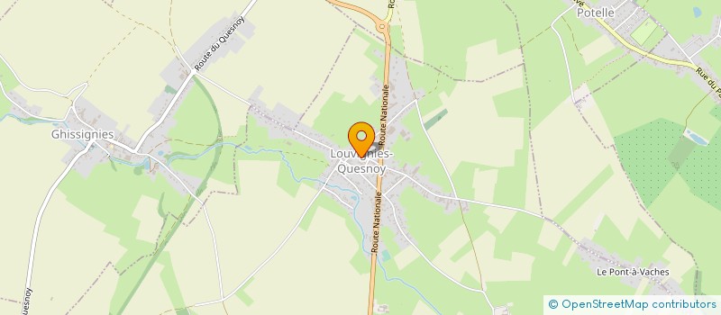 localisation de l'entreprise LES SOURCES DE L ECAILLON à LOUVIGNIES-QUESNOY