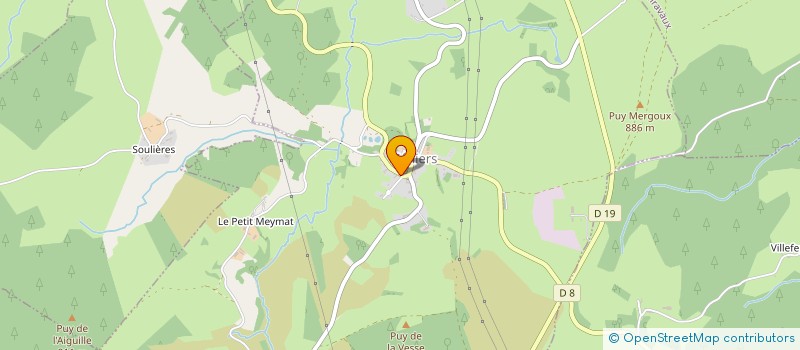 localisation de l'entreprise 'LES SOURCES DE LA CREUSE' DE FENIERS à FENIERS
