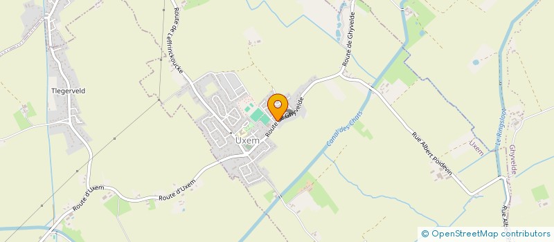 localisation de l'entreprise LES SOURCES DE LA HOOGHE MOOTE  UXEM