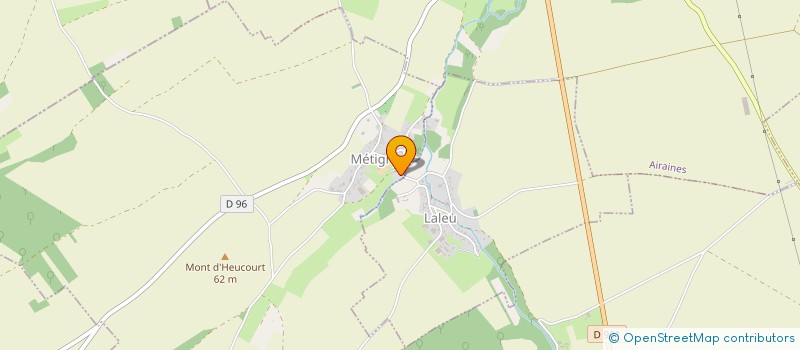 localisation de l'entreprise LES SOURCES DE METIGNY à METIGNY