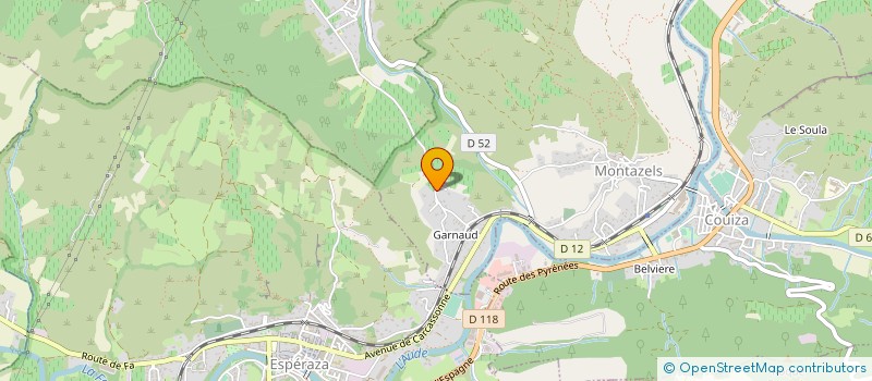 localisation de l'entreprise LES SOURCES DE MONTAZELS  MONTAZELS