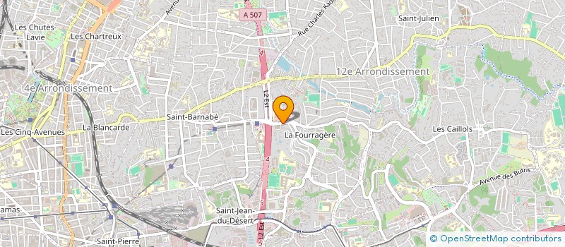 localisation de l'entreprise LES SOURCES DU MOUVEMENT à MARSEILLE