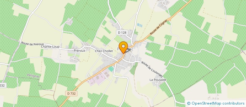 localisation de l'entreprise LES SOURDONS  SALIGNAC-SUR-CHARENTE