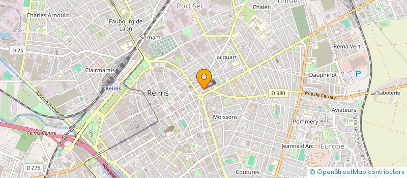 localisation de l'entreprise LES SOURICEAUX  REIMS