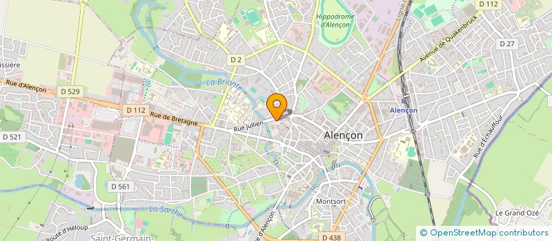localisation de l'entreprise LES SOURIRES D'AVELINE  ALENCON