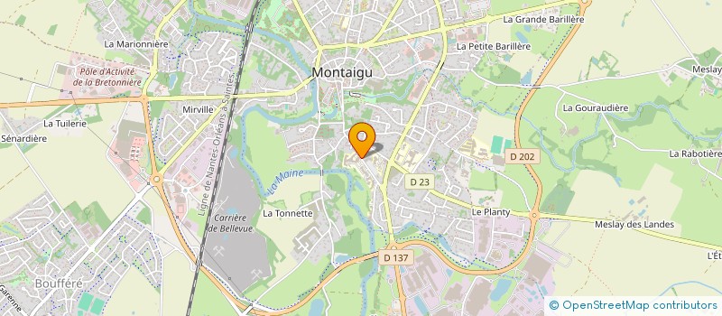 localisation de l'entreprise LES SOURIRES DE LA DIGUE à MONTAIGU-VENDEE