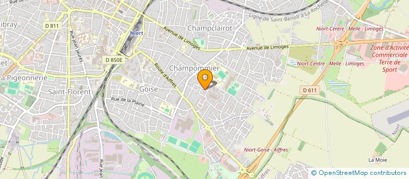 localisation de l'entreprise LES SOURIRES DE PAPIS à NIORT