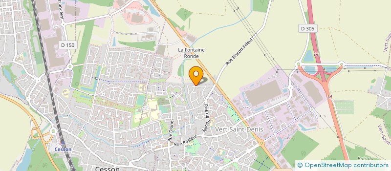 localisation de l'entreprise LES SOURIRES DE SENART à VERT-SAINT-DENIS