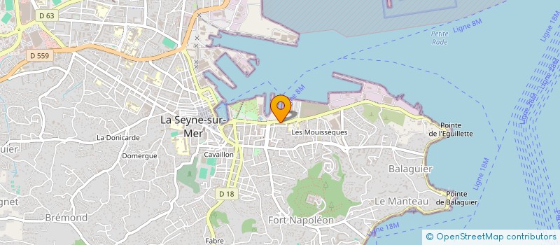 localisation de l'entreprise LES SOURIRES DU COURS à LA SEYNE-SUR-MER