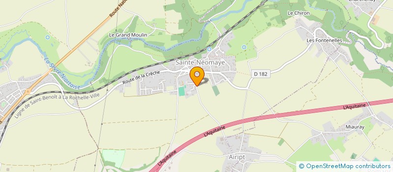 localisation de l'entreprise LES SOURIS VERTES à SAINTE-NEOMAYE