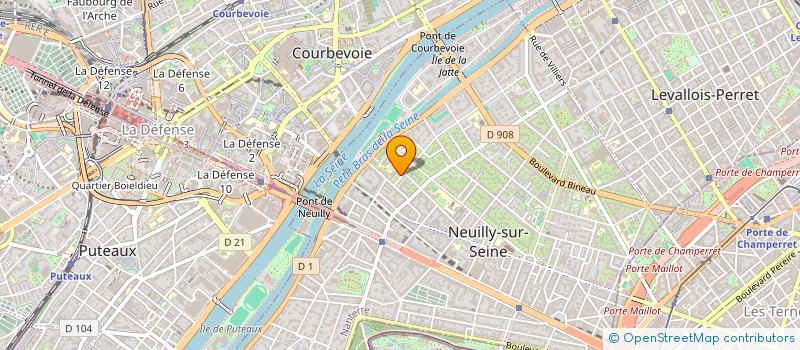 localisation de l'entreprise LES SOUS BOIS à NEUILLY-SUR-SEINE