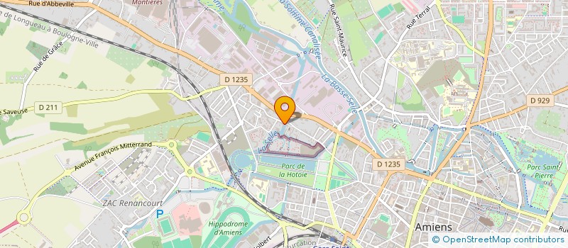 localisation de l'entreprise LES SPARTIATES D'AMIENS PICARDIE à AMIENS