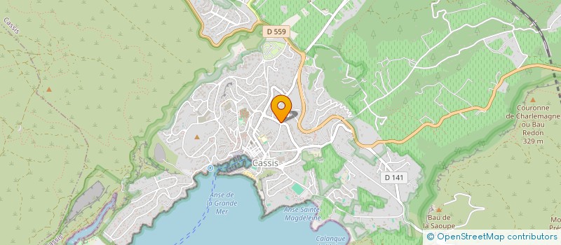 localisation de l'entreprise LES SPAS DE FRANCE  CASSIS