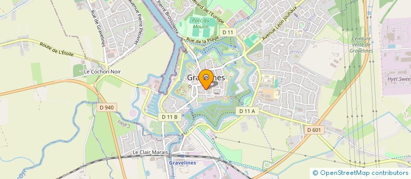 localisation de l'entreprise LES SPAS DU MILLAM'OUR à GRAVELINES