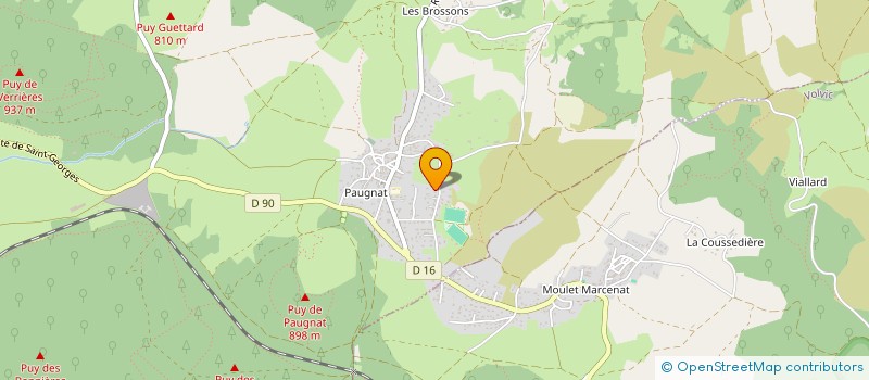 localisation de l'entreprise LES SPATULES  CHARBONNIERES-LES-VARENNES