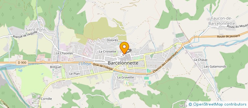 localisation de l'entreprise LES SPECIALITES DE L'UBAYE à BARCELONNETTE