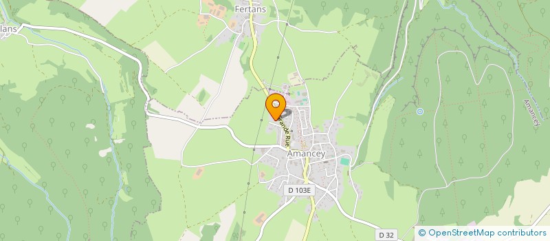 localisation de l'entreprise LES SPECTACLES DE L'ENCHANTEUR  AMATHAY-VESIGNEUX