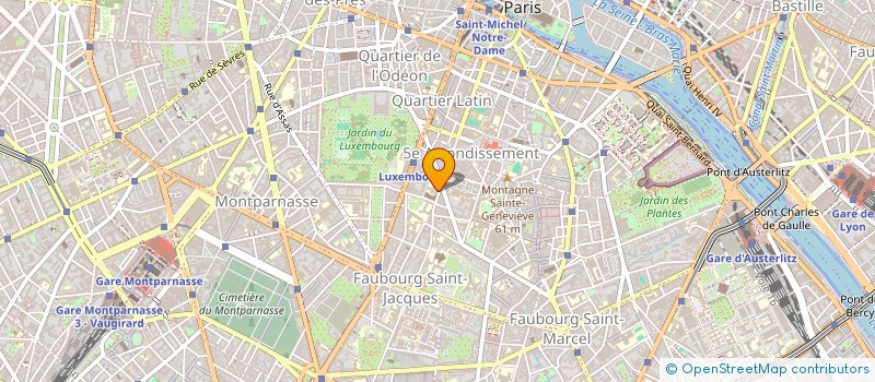 localisation de l'entreprise LES SPECTACLES DU COIN DE L'OEIL à PARIS