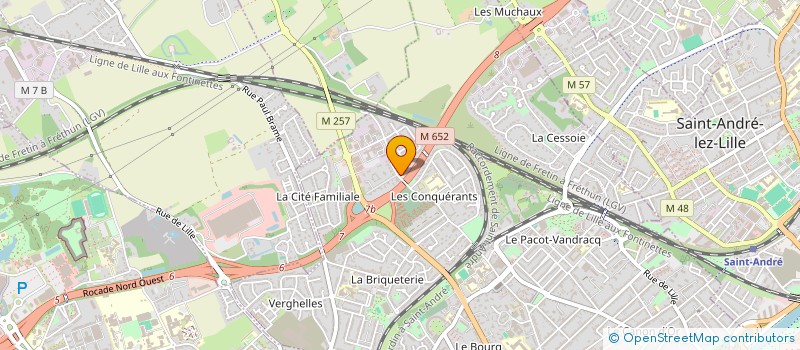 localisation de l'entreprise LES SPECTACUL'ARTS à LAMBERSART