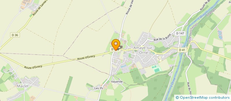 localisation de l'entreprise LES SPEED RUNNERS  AMAYE-SUR-ORNE