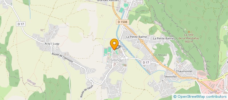 localisation de l'entreprise LES SPIRIDONS  EPAGNY METZ-TESSY